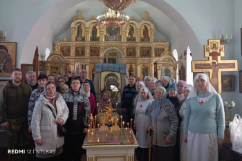 В Порт-Артурском храме города Кургана проездом побывала икона Божией Матери «Табынская»