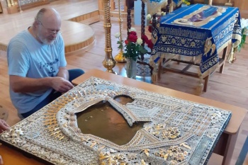 Чудотворный Чимеевский образ Божией Матери обрёл новую ризу