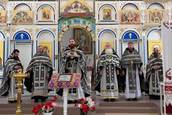 В храме села Межборное прошла соборная служба священнослужителей Южного благочиния