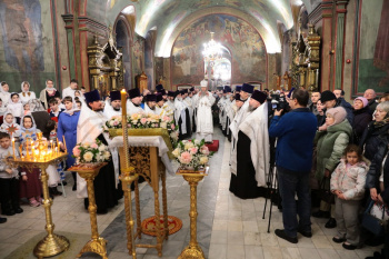 Митрополит Даниил и священство Курганской епархии совершили Великую Рождественскую вечерню