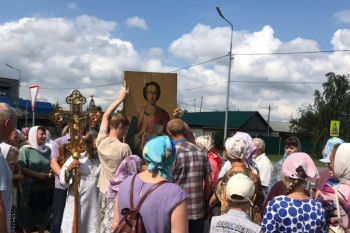 В Курганский храм передана старинная икона афонского письма