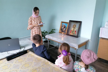 В храме Кургана прошло мероприятие для детей