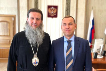 Митрополит Даниил и губернатор Вадим Шумков обсудили восстановление храмов и проблемы миграции