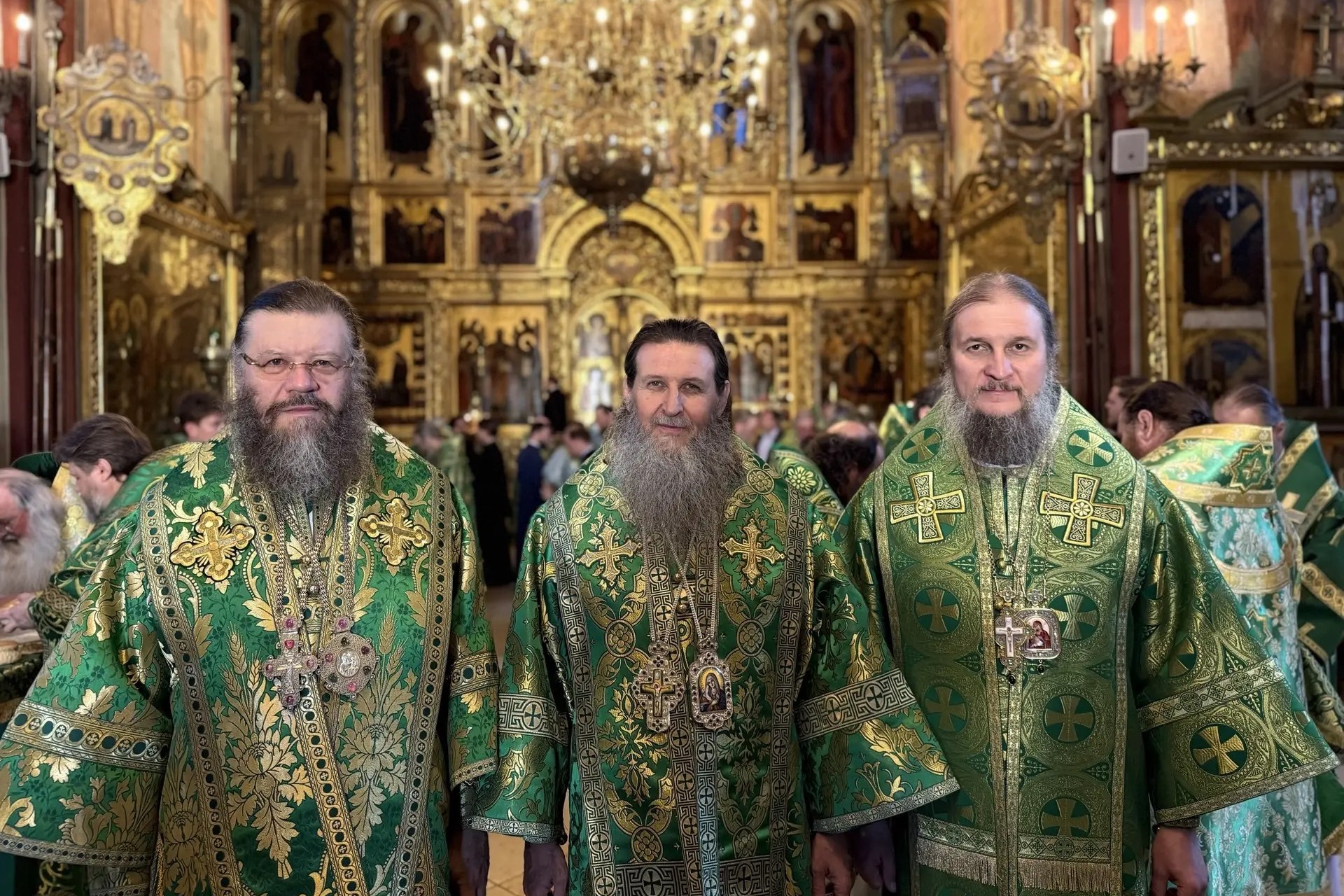 Митрополит Даниил принял участие в престольных торжествах в Троице-Сергиевой лавре