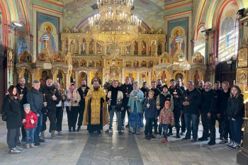 В курганском кафедральном соборе прошел братский молебен участников Русской Общины Кургана
