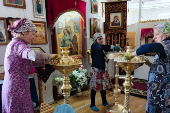 Храм в Варгашах подготовился к Пасхе