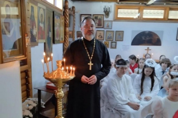 На приходе Покрова Пресвятой Богородицы города Кургана провели детский пасхальный праздник