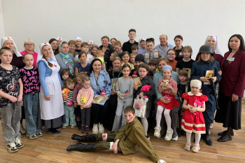 В Порт-Артурском храме города Кургана для участников социального проекта провели праздник "Пасхальная радость"
