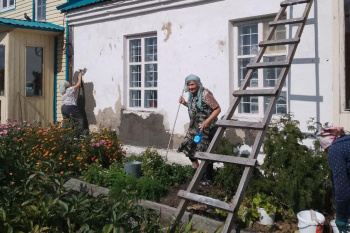 В храмах Курганской епархии продолжаются работы по благоустройству