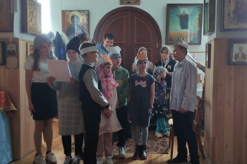 В сельском храме Зауралья отпраздновали Пасху