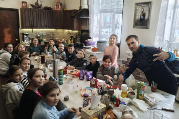 Воспитанники воскресной школы храма Матроны Московской участвовали в спортивно-туристических занятиях