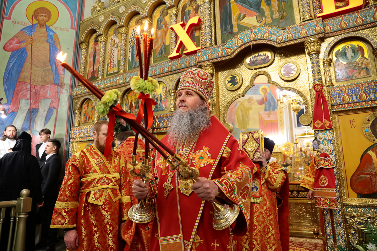 Пасху Христову встретили в главном соборе Зауралья