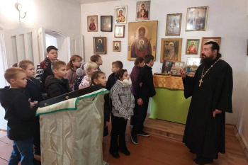 Половинские школьники посетили храм в рамках урока ОРКСЭ