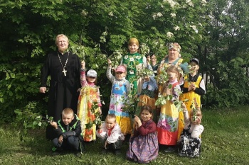 Детский праздник в монастыре