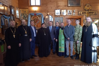 В курганском храме Георгия Победоносца  прошла рабочая встреча священников и представителей силовых структур