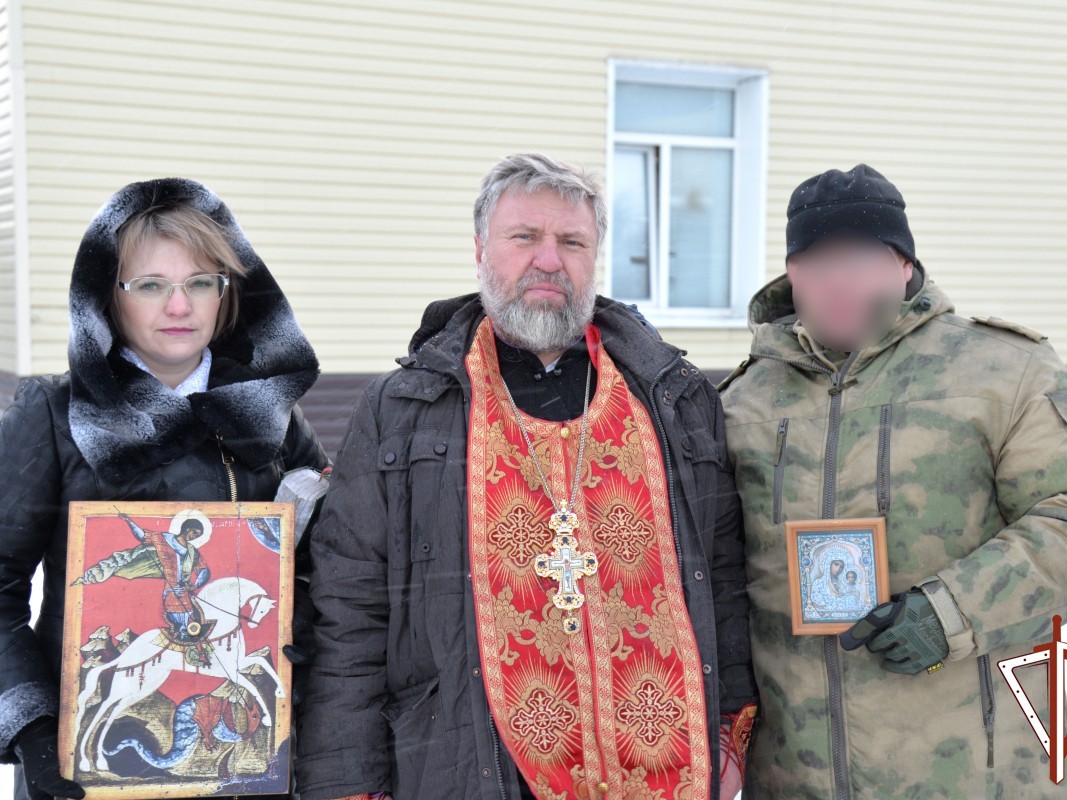 Курганские священники к празднику провели мероприятия в Управлении Росгвардии