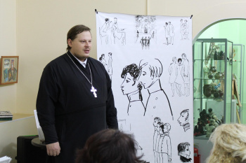 Курганский священник посетил традиционные «Рождественские встречи»