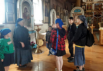 Юные паломники из Чимеево побывали в храмах Кургана
