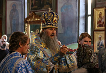Чин погребения Плащаницы Пресвятой Богородицы совершен в  Александро-Невском кафедральном соборе города Кургана