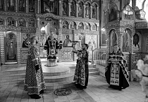 Митрополит Даниил совершил Литургию в понедельник Страстной седмицы