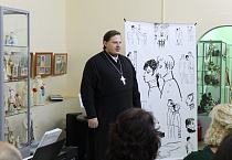 Курганский священник посетил традиционные «Рождественские встречи»