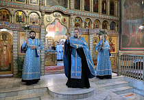 Чин погребения Плащаницы Пресвятой Богородицы совершен в  Александро-Невском кафедральном соборе города Кургана