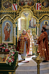 В Светлый понедельник митрополит Даниил совершил Литургию в Троицком соборе Кургана