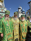 Митрополит Даниил сослужил Святейшему Патриарху Кириллу в день памяти преподобного Сергия Радонежского