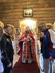 В храм «Андреевской слободы» переданы иконы с мощами святого