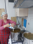 В Кургане продолжается реализация проекта «Социальная столовая «Сквер Милосердия»