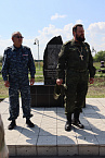 Ветеранов боевых действий из Лебяжье поздравил священник-участник СВО