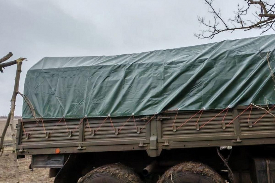 В Лебяжье прихожане на собранные средства приобрели тент земляку-бойцу с позывным «Союз»