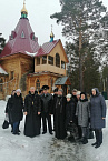 В Кургане сотрудники правоохранительных органов помолились в гарнизонном храме
