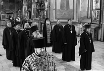 Первая в Великом посту Литургия Преждеосвященных Даров совершена в Александро-Невском соборе Кургана