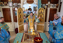 Митрополит Даниил в престольный праздник Порт-Артурского храма Кургана совершил Литургию