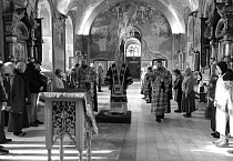 Первая в Великом посту Литургия Преждеосвященных Даров совершена в Александро-Невском соборе Кургана