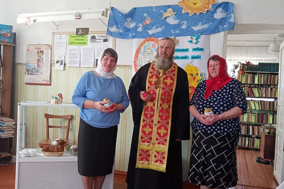 В сельской воскресной школе Зауралья прошел пасхальный праздник