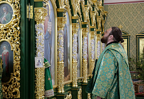 Митрополит Даниил в шестой раз совершил Литургию в престольный праздник Троицкого собора Кургана
