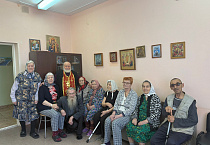 Клирики Сергиевского храма побывали в лесниковском доме-интернате