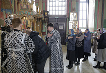 В Курганском кафедральном соборе впервые три архиерея совершили Литургию Преждеосвященных Даров