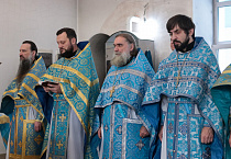 В престольный праздник в Казанском Чимеевском мужском монастыре прошла архиерейская Литургия
