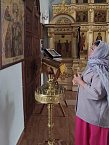 Директор курганской школы посетила храм в микрорайоне Северный