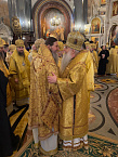 Митрополит Даниил сослужил в Храме Христа Спасителя Святейшему Патриарху Кириллу в день его интронизации