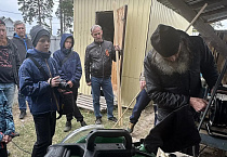 Воспитанники Епархиальной воскресной школы побывали в храме посёлка Старый Просвет