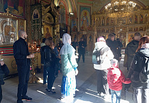 В курганском кафедральном соборе прошел братский молебен участников Русской Общины Кургана