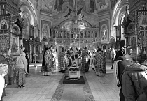 Первая в Великом посту Литургия Преждеосвященных Даров совершена в Александро-Невском соборе Кургана