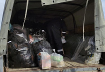 В Курганской епархии собрали более тонны продуктов и 22 мешка одежды для мобилизованных