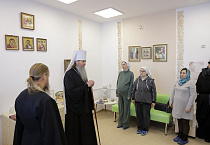 Митрополит Даниил в святочные дни посетил женскую консультацию в Кургане