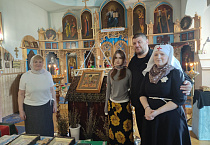 В храме села Большое Раково совершили очередную Обедницу мирским чином