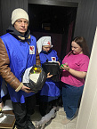 В декабре «Экипаж Милосердия» посетил в Кургане 10 нуждающихся семей 
